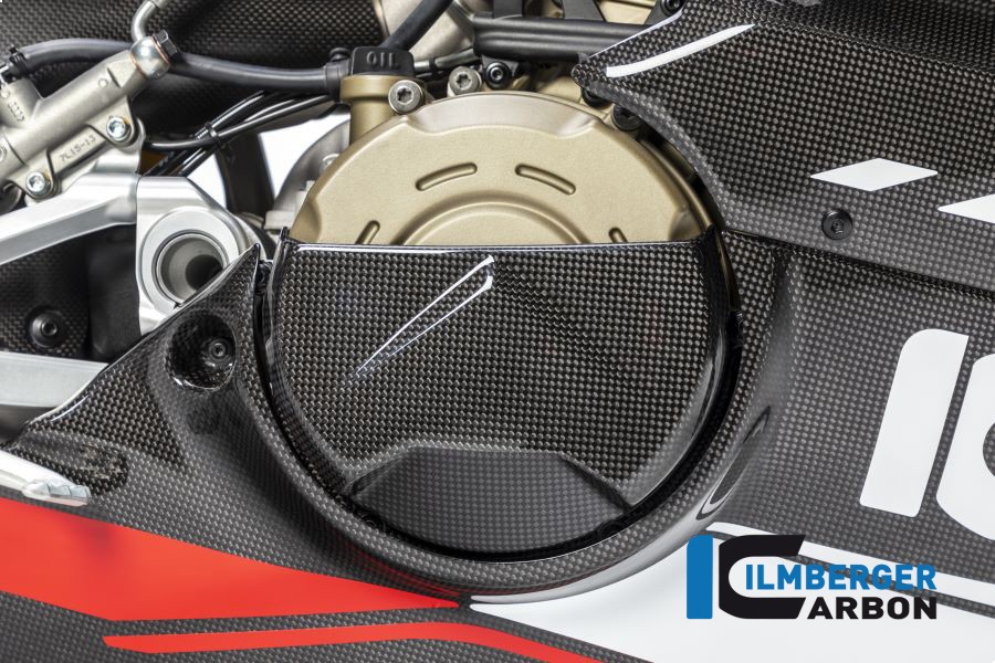Ilmberger Carbon Clutch Cover Gloss Ducati Panigale V4 V4S V4R